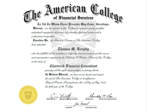 Chartered Financial Consultant®
