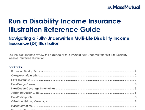 Navigating a Fully-Underwritten Multi-Life DI Illustration