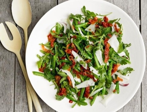 Sugar Snap Pea Salad with Prosciutto