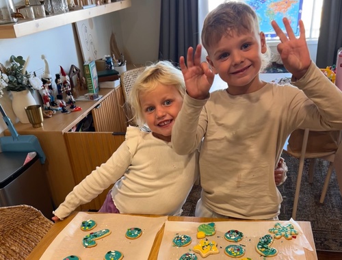 Cookie chaos with the kiddos