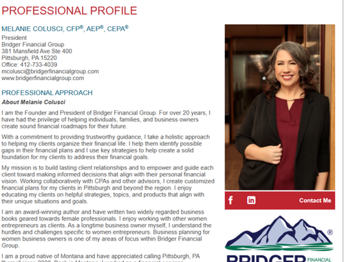 Melanie Colusci- Five Star Profile