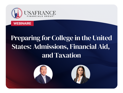 Preparing for College in the United States: Admissions, Financial Aid, and Taxation