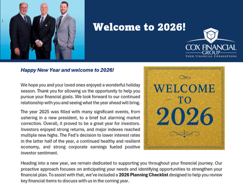 Welcome to 2026