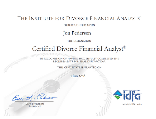 Certified Divorce Financial Analyst®