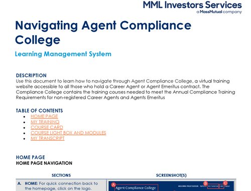 Navigating Agent Compliance College