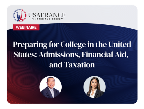 Preparing for College in the United Sates: Admissions, Financial Aid, and Taxation