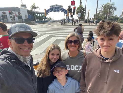 Family Trip to Santa Monica