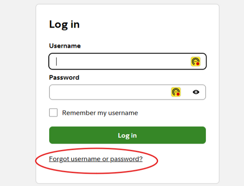Reset Your Password