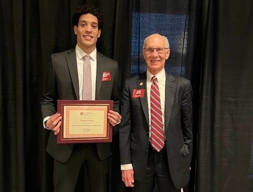Nick Bravo - 2024 winner of Jeff Secord Outstanding Student in Financial Planning scholarship