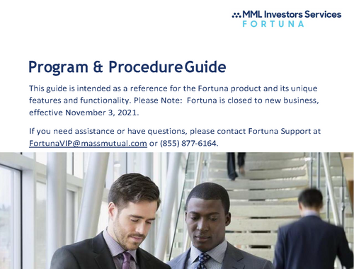 Fortuna Program & Procedure Guide