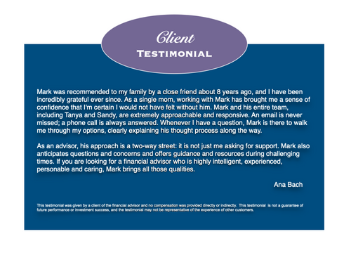 See what our clients have to say about Mappa Wealth Management 