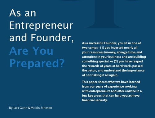 As an Entrepreneur and Founder, Are You Prepared?