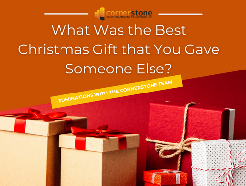 Cornerstone Ruminations: Best Christmas Gift