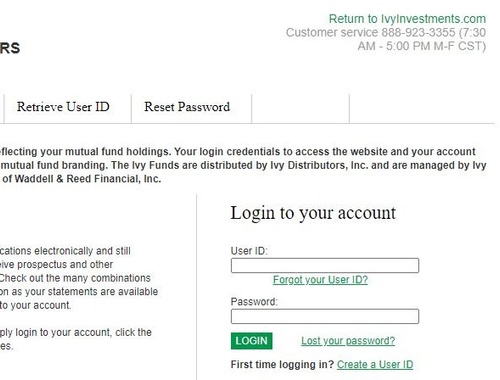 Mutual Fund Account Access