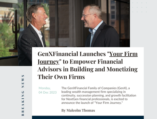 GenXFinancial Launches "Your Firm Journey