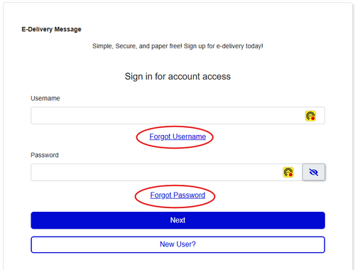 Reset Your Password