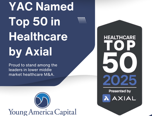 YAC Named Among Axial’s Top 50 Healthcare M&A Advisors