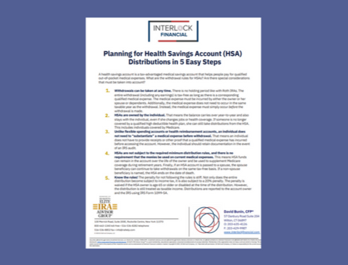 Planning for Health Savings Account (HSA) Distributions in 5 Easy Steps