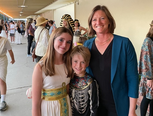 Exploring pyramids and history in style