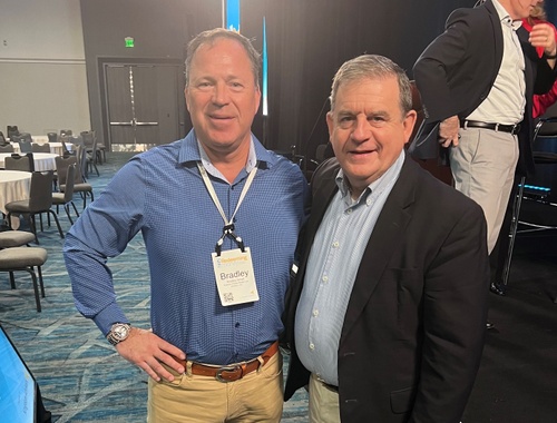 Bradley Small, CEO Solomon Private Wealth with Bob Doll, CEO and CIO of Crossmark Global Investments.