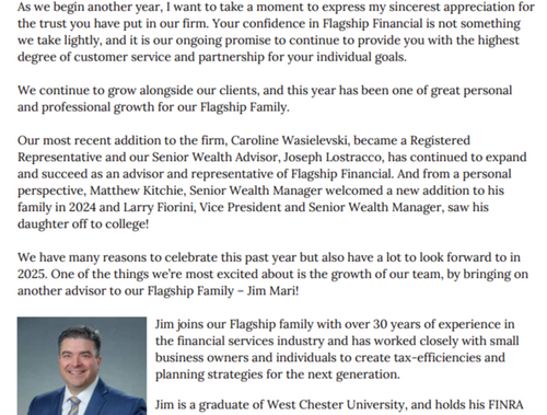 Flagship Milestones