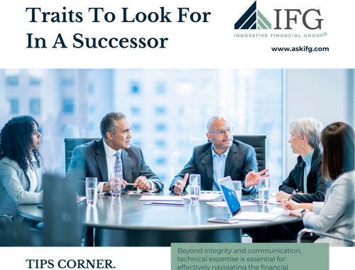 Traits To Look For In A Successor