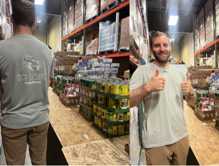 Honored to Join Missoula Food Bank Every Month to Serve