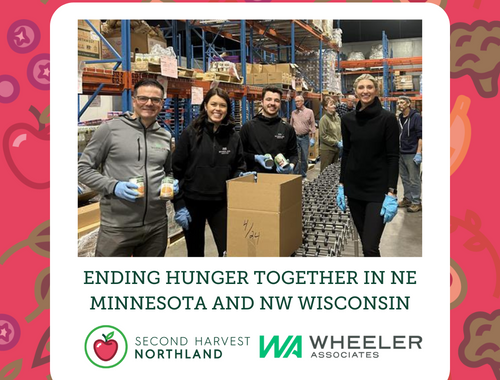 Wheeler Associates Supports Second Harvest Northland
