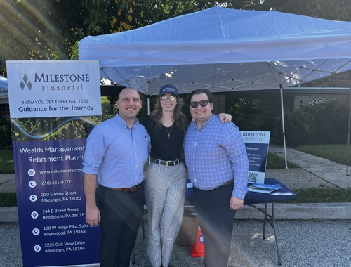 Paul, Audrey, and Justin at 2026 Royersford National Night Out