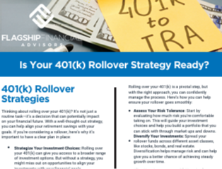 Is Your 401(k) Rollover Strategy Ready?