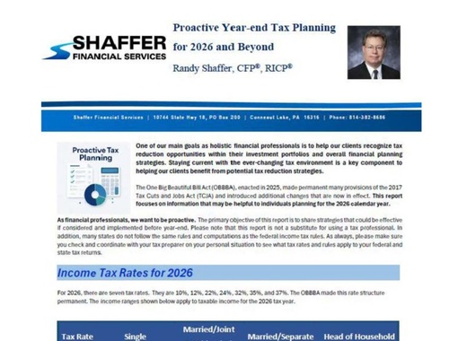 Protective Year-end Tax Planning for 2026 and Beyond