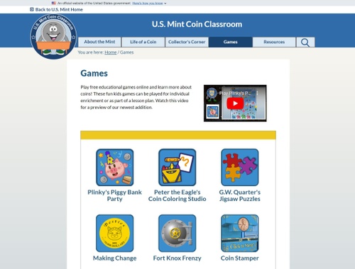 U.S. Mint Coin Classroom