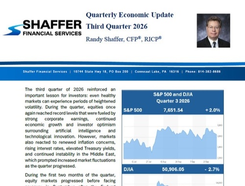Quarterly Economic Update Third Quarter 2026