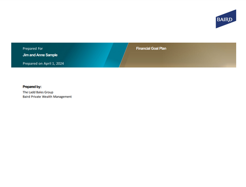 Sample Financial Plan