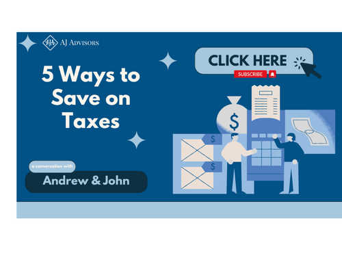5 Ways to Save on Taxes