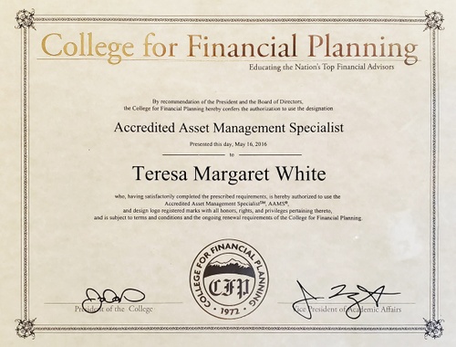 Accredited Asset Management Specialist®