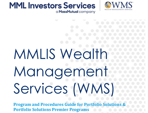 Program Guide for Portfolio Solutions & Portfolio Solutions Premier Programs