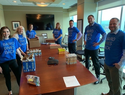 Baird Gives Back again with a little twist during Covid with 'Smack Hunger'