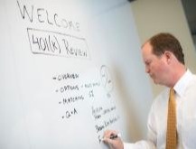 Writing on white board