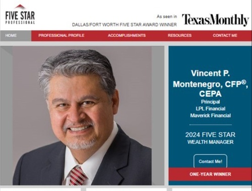 Maverick Vincent Montenegro recieves 5 Star Award !