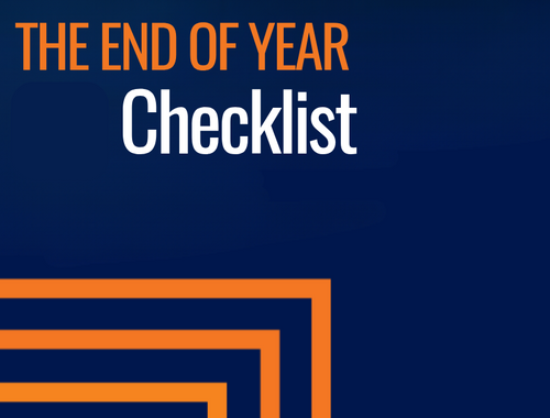 End of Year Checklist