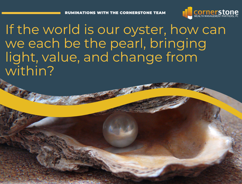 How can we each be a pearl in this world?