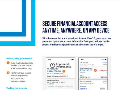 Account View 2.0 Overview Brochure
