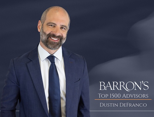 Special Announcement: DeFranco Financial Founder Dustin DeFranco Named to Barron's Top 1200 Financial Top Advisors List.