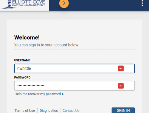 Legacy Liberty<br/>Account Access