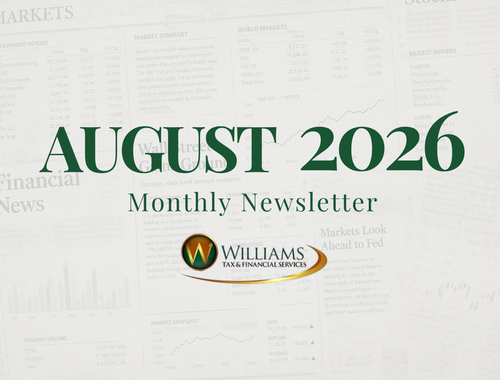 August 2026 Newsletter