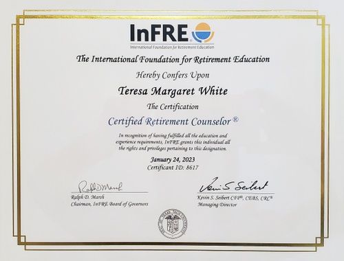 Certified Retirement Counselor<sup>®</sup>
