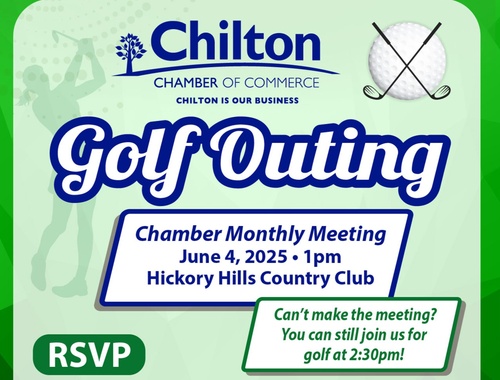Chilton Chamber of Commerce        Golf Outing - Wednesday, June 4th