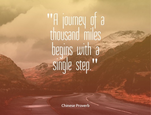 TAKING THE FIRST STEP