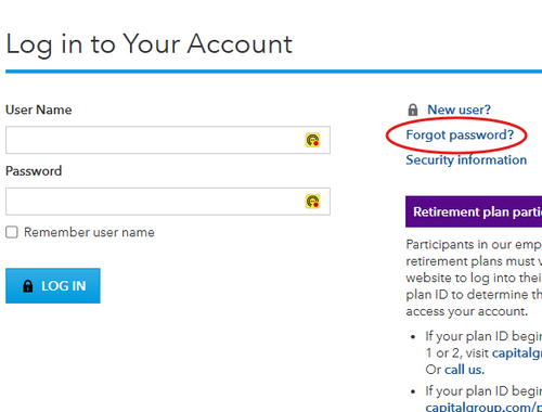 Reset Your Password